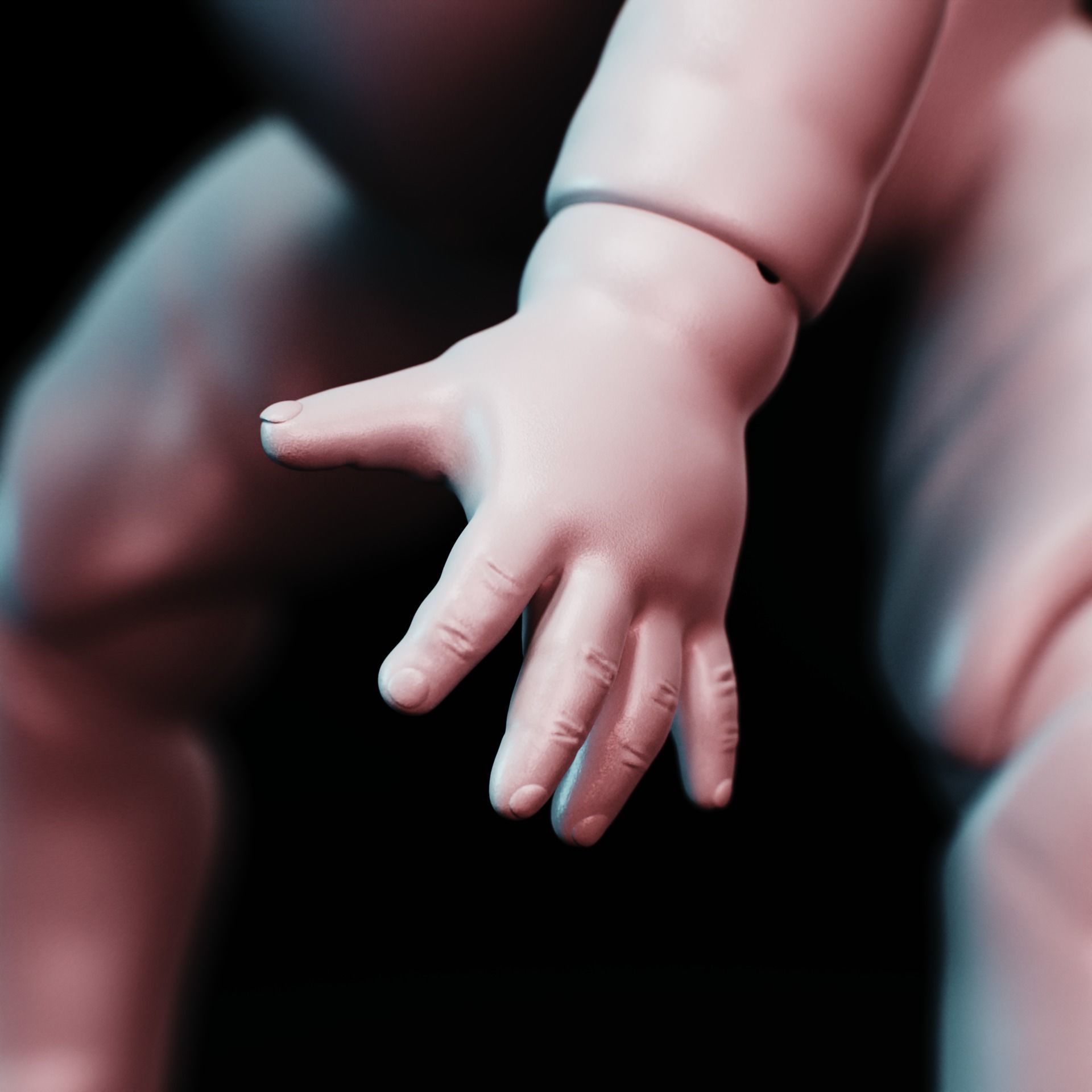 BJD doll baby 30cm 3D print model_6