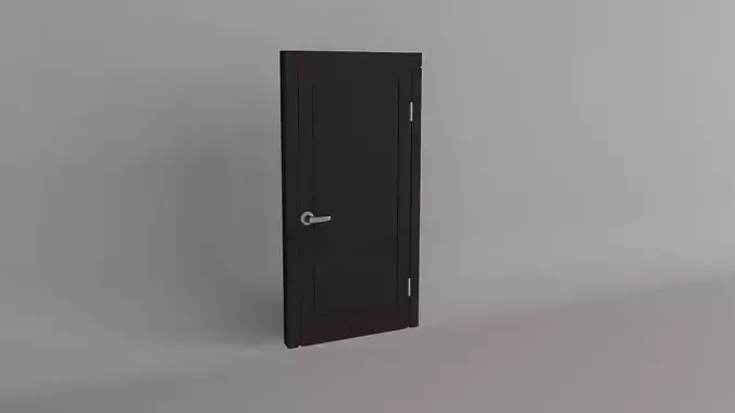 door maden in dark color 