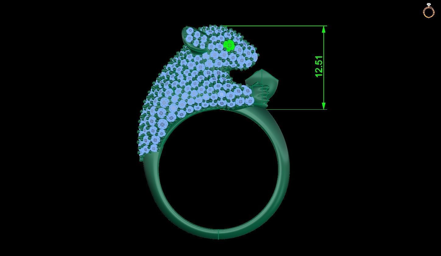 Mouse Ring 3D 3D print model_1