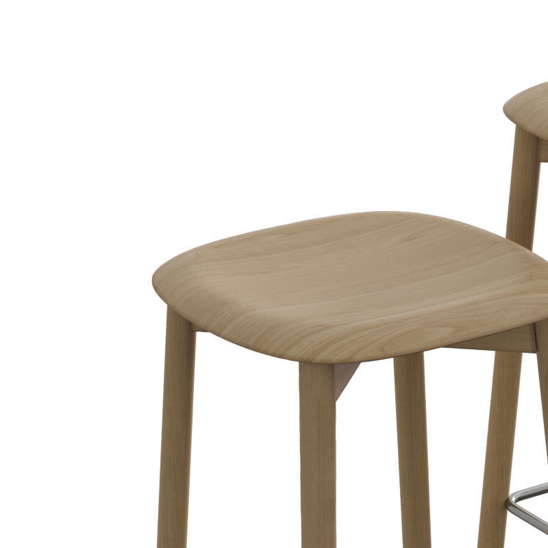 Soft Edge Bar Stool 32 3D model_1
