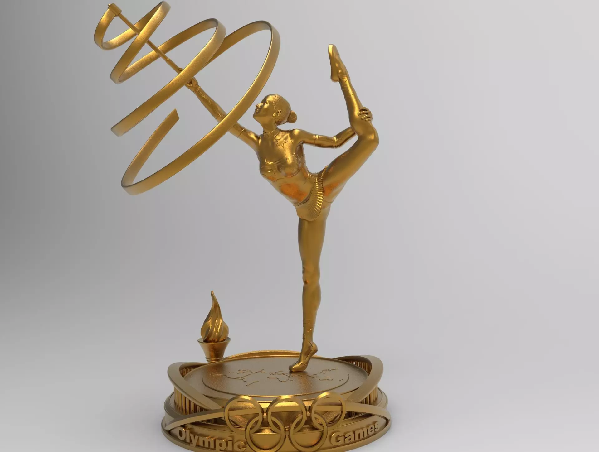 Olympic Games Rhythmic Gymnastics 3D print model