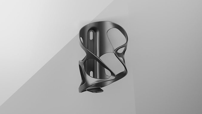 Organic Bike Water Bottle Holder 3D model