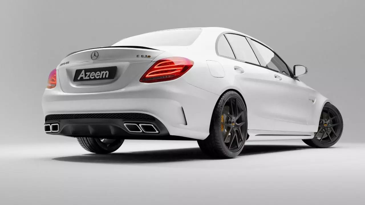 Mercedes-Benz C-Coupe C 63 AMG Free 3D model