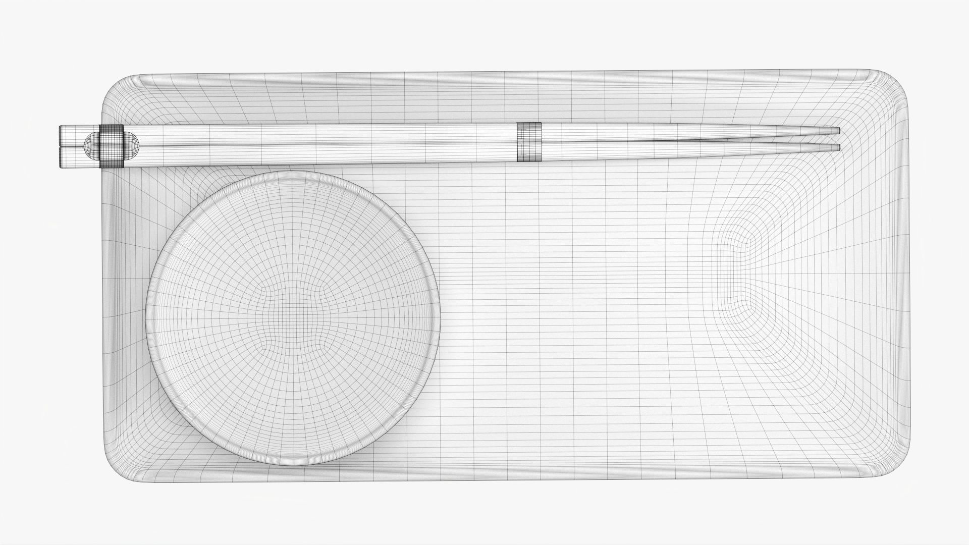 Tableware Sushi set 3D model_11