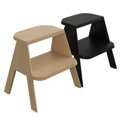 Butler Stool 3D model