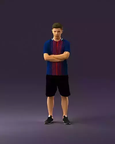 young socketrplayer in close pose 1082