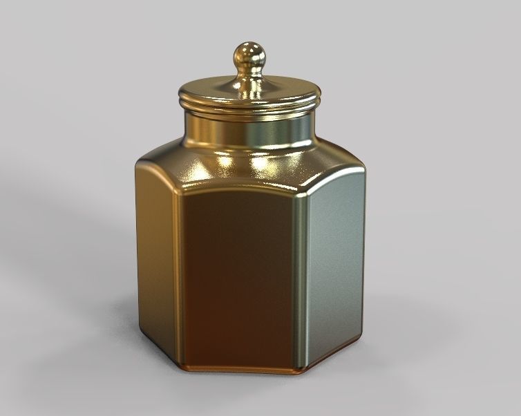 Glass Jar 3D print model_38