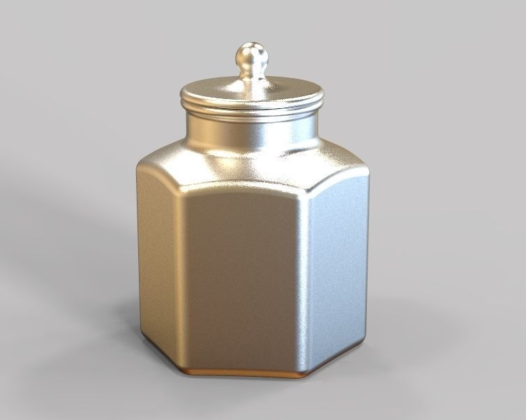 Glass Jar 3D print model_33