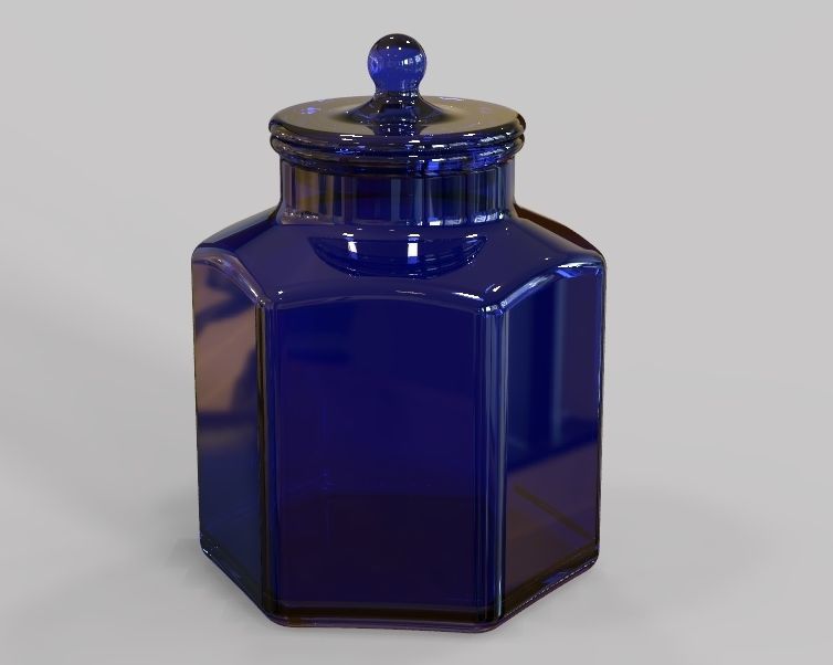 Glass Jar 3D print model_25