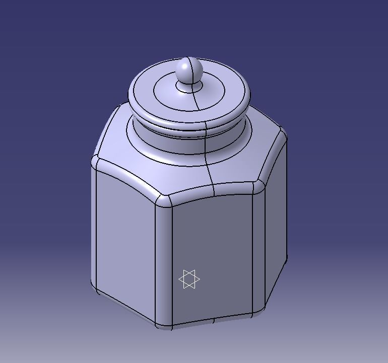 Glass Jar 3D print model_10