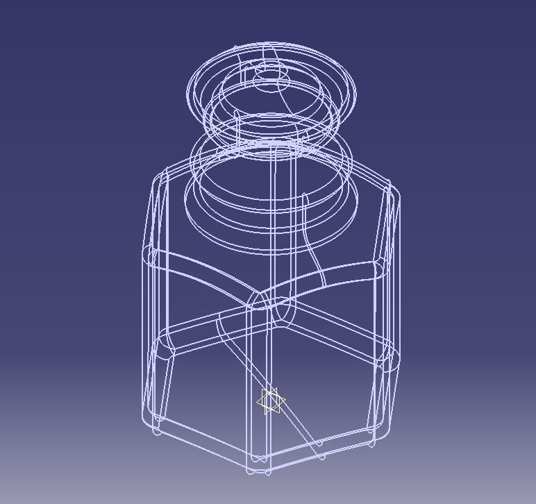 Glass Jar 3D print model_17
