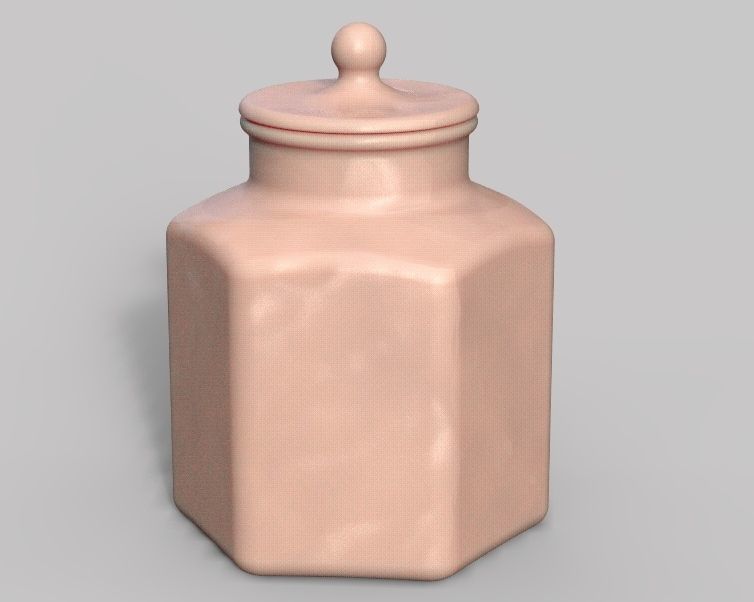 Glass Jar 3D print model_7
