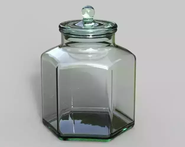 Glass Jar 3D print model