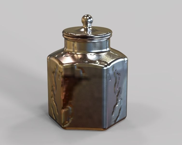 Glass Jar 3D print model_37