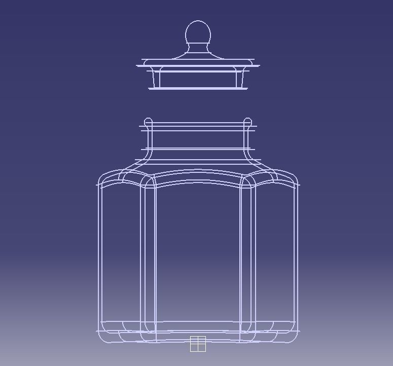 Glass Jar 3D print model_18