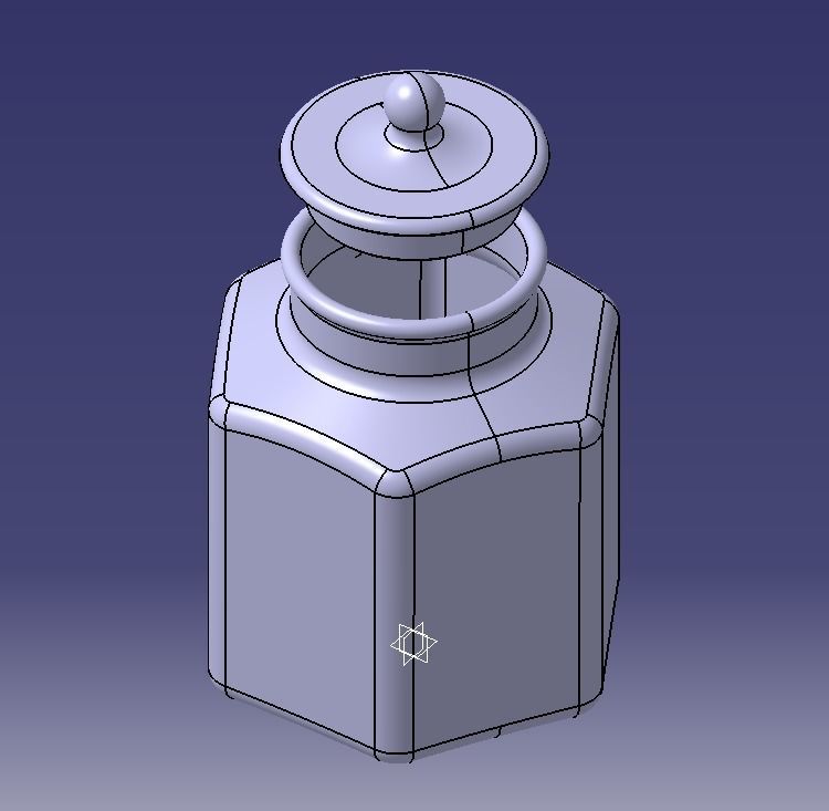 Glass Jar 3D print model_16