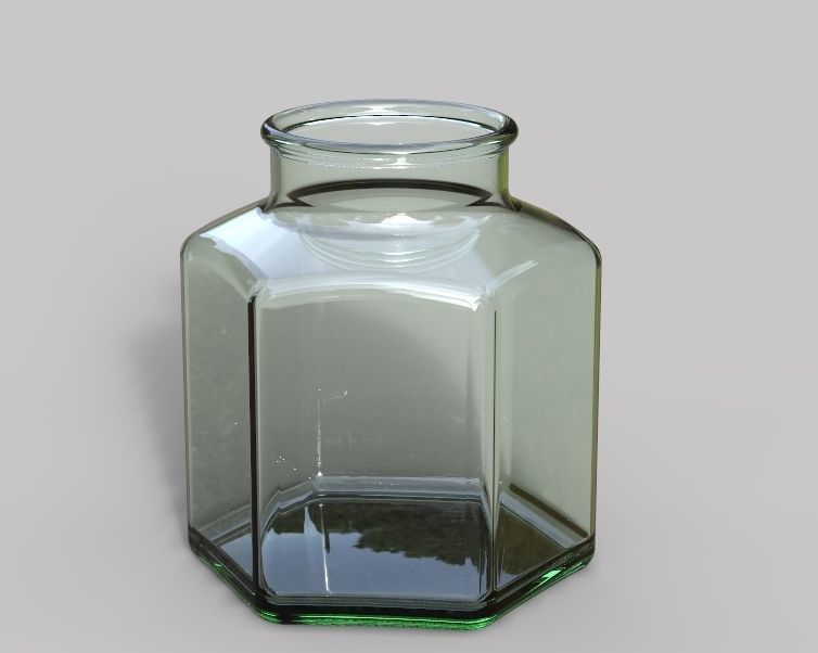 Glass Jar 3D print model_1