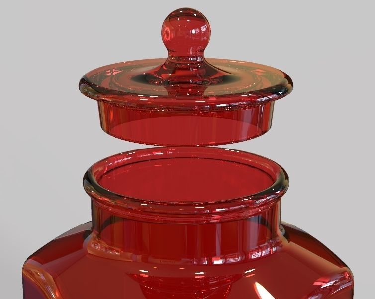 Glass Jar 3D print model_29