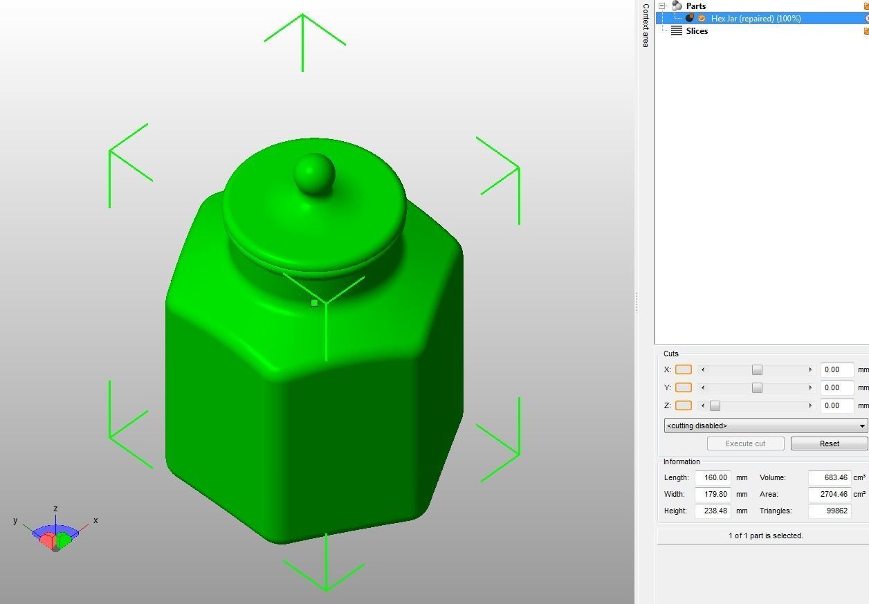Glass Jar 3D print model_20