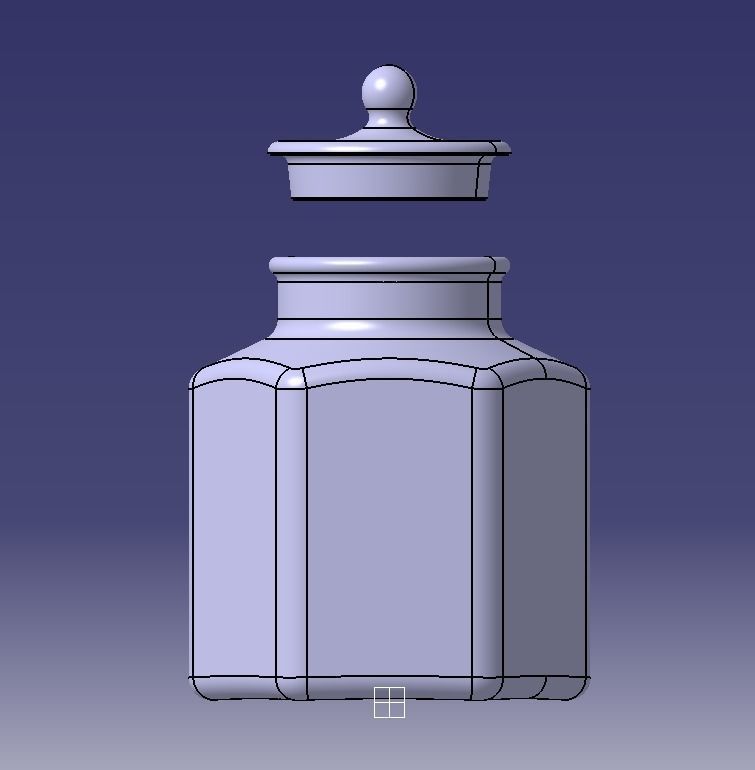 Glass Jar 3D print model_19