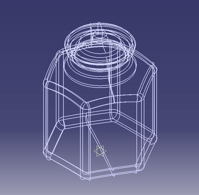 Glass Jar 3D print model_11