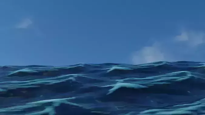 Short animation ocean PBR