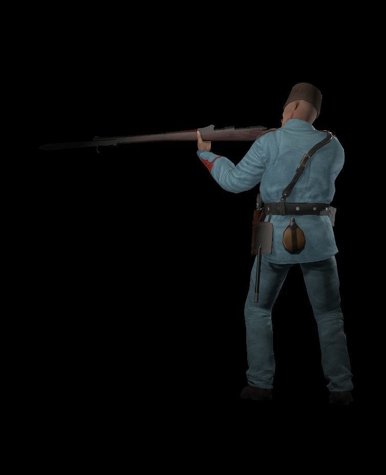 Efsane Komutan Kazim Karabekir 3D model_12