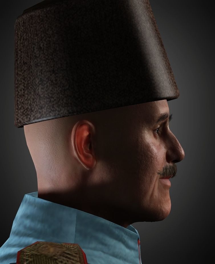 Efsane Komutan Kazim Karabekir 3D model_3