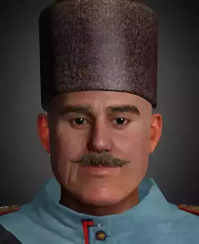 Efsane Komutan Kazim Karabekir 3D model