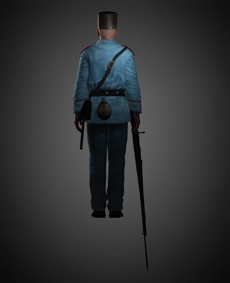 Efsane Komutan Kazim Karabekir 3D model_7