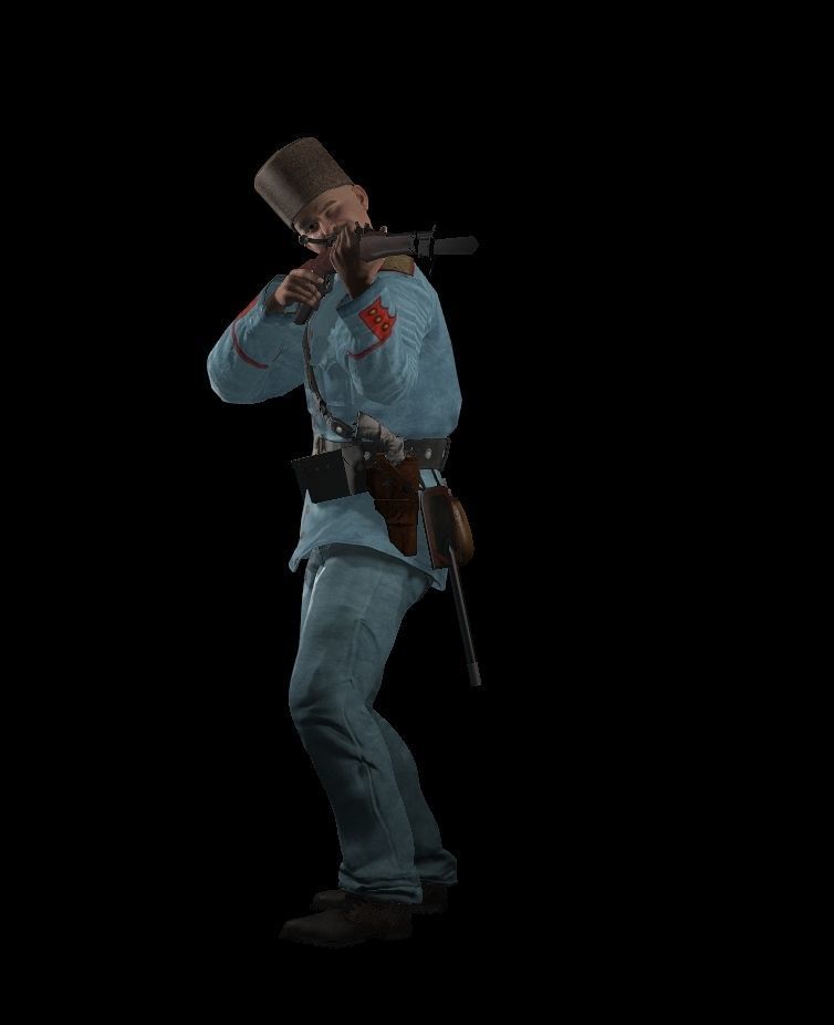 Efsane Komutan Kazim Karabekir 3D model_5