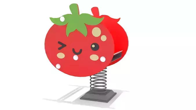Playground - Tomato Rider Low-poly 3D model
