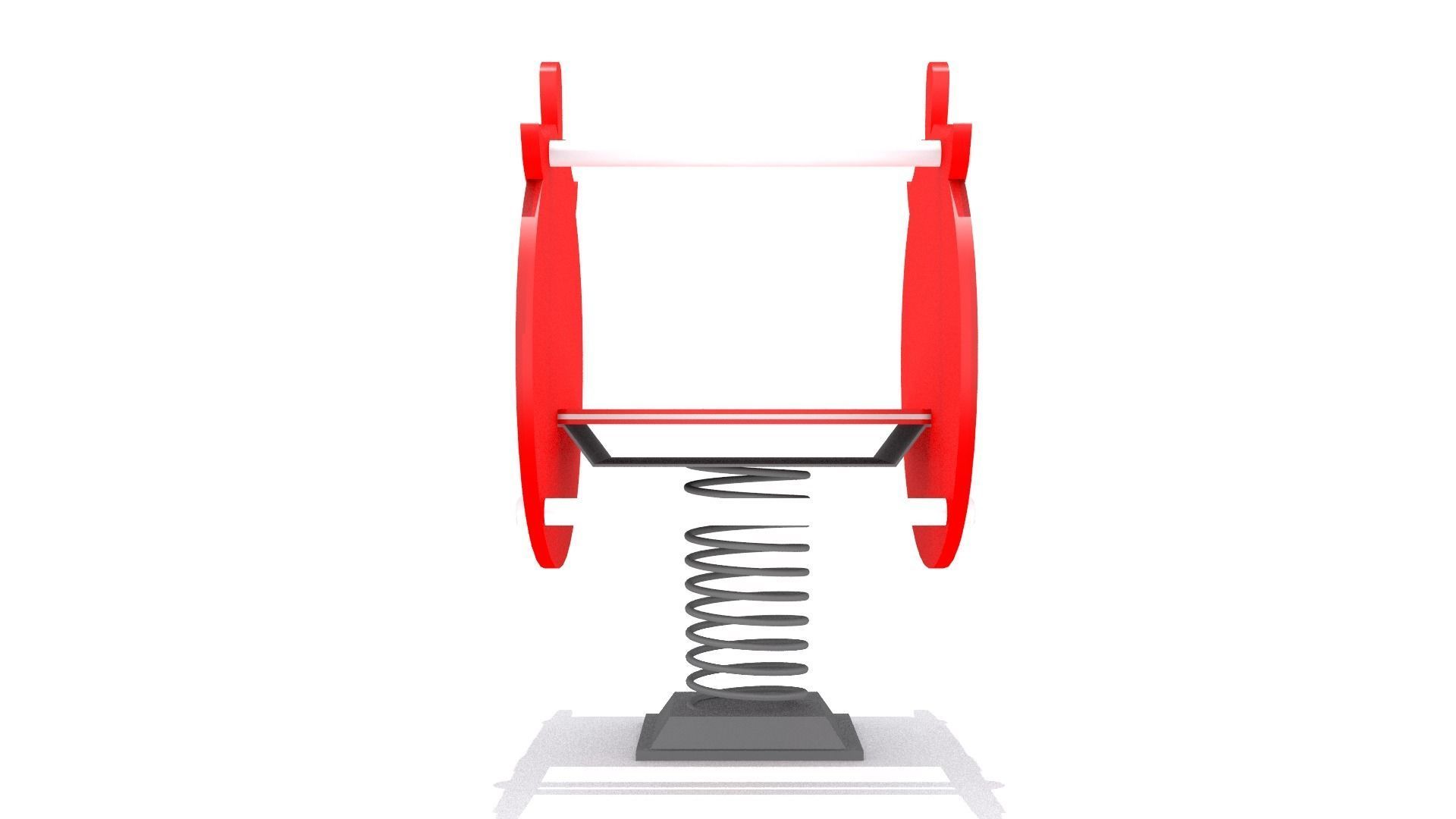 Playground - Tomato Rider Low-poly 3D model_5