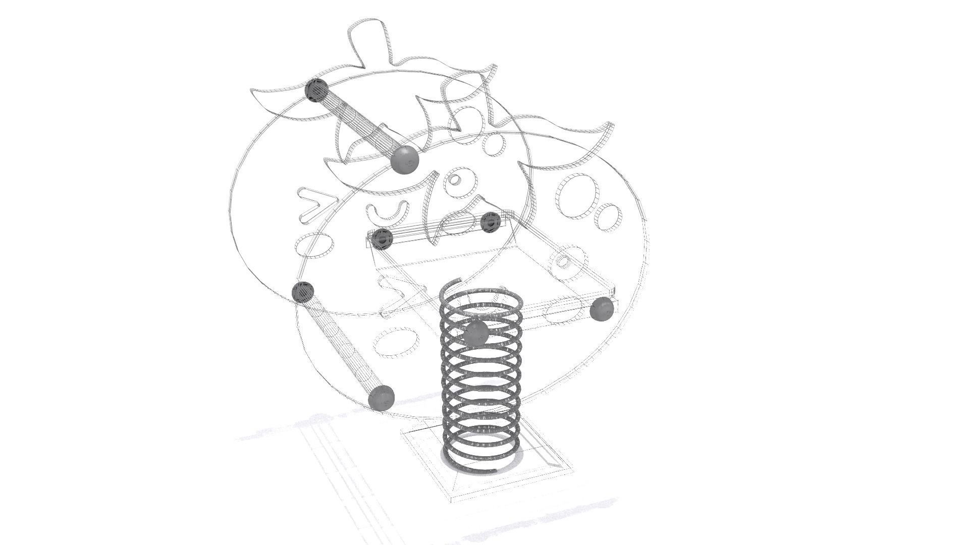 Playground - Tomato Rider Low-poly 3D model_7