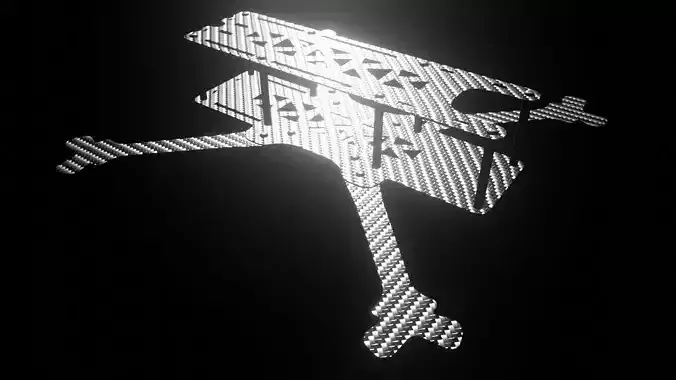 race fpv drone frame 5 inch  Free 3D model