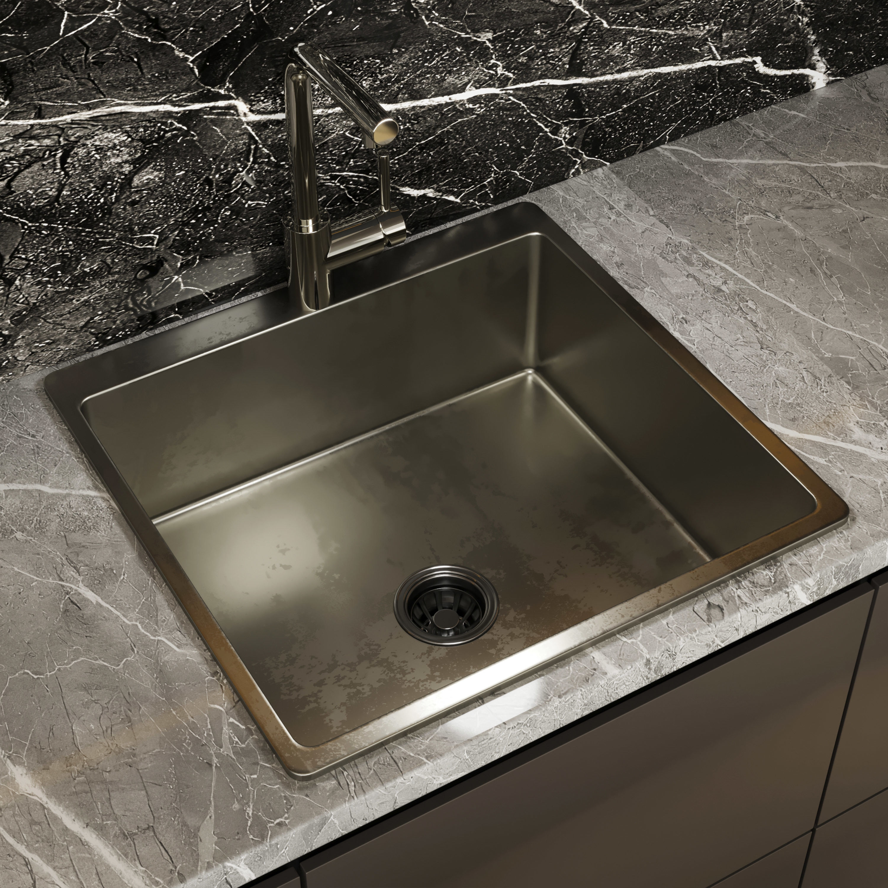 Hadi Kitchen Appliance Bosch Kitchen No 14 Low-poly 3D model_3