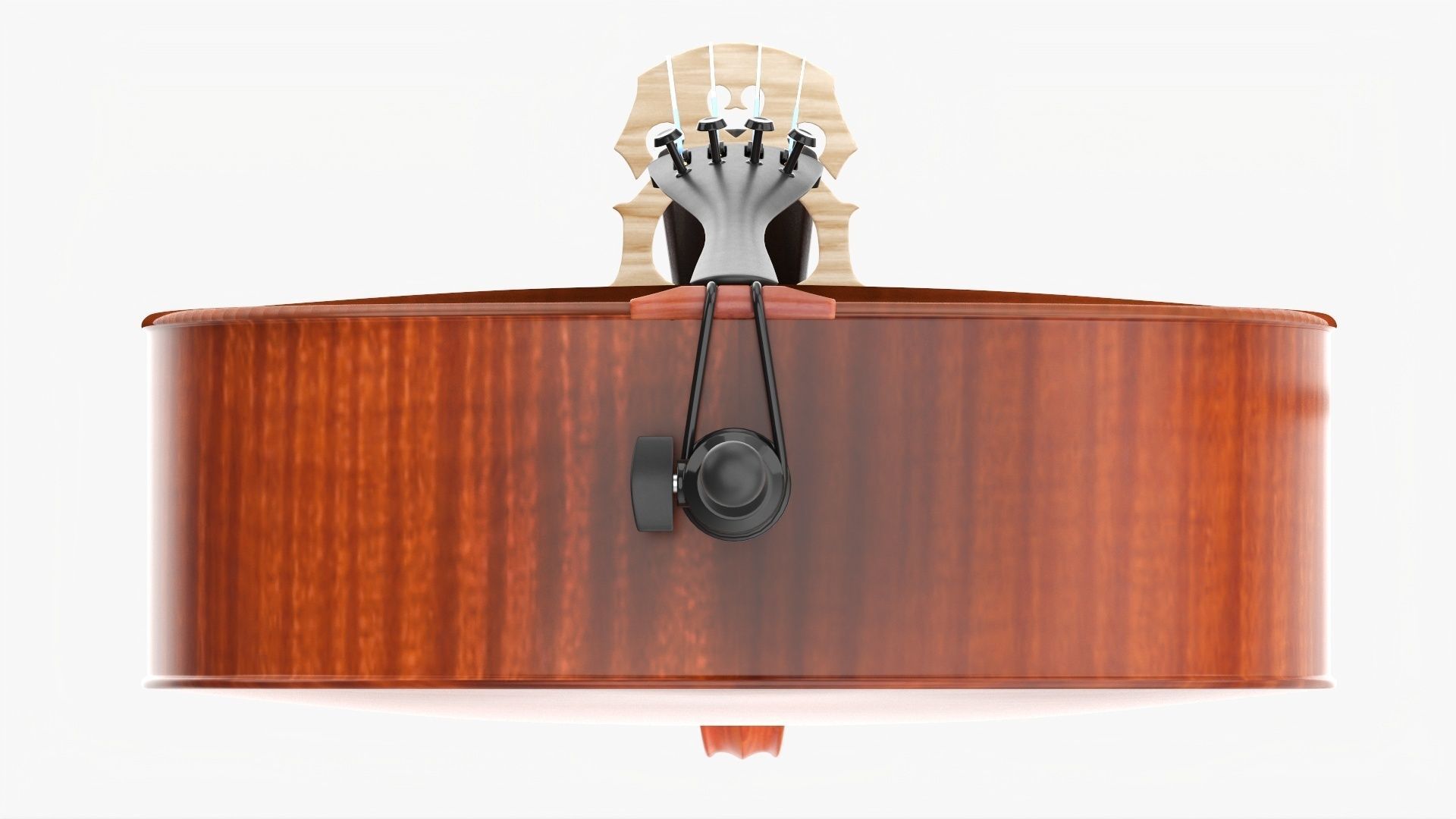 Acoustic cello 3D model_12