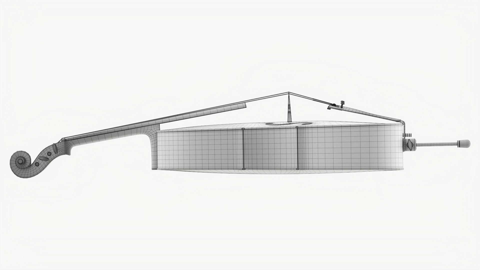 Acoustic cello 3D model_28
