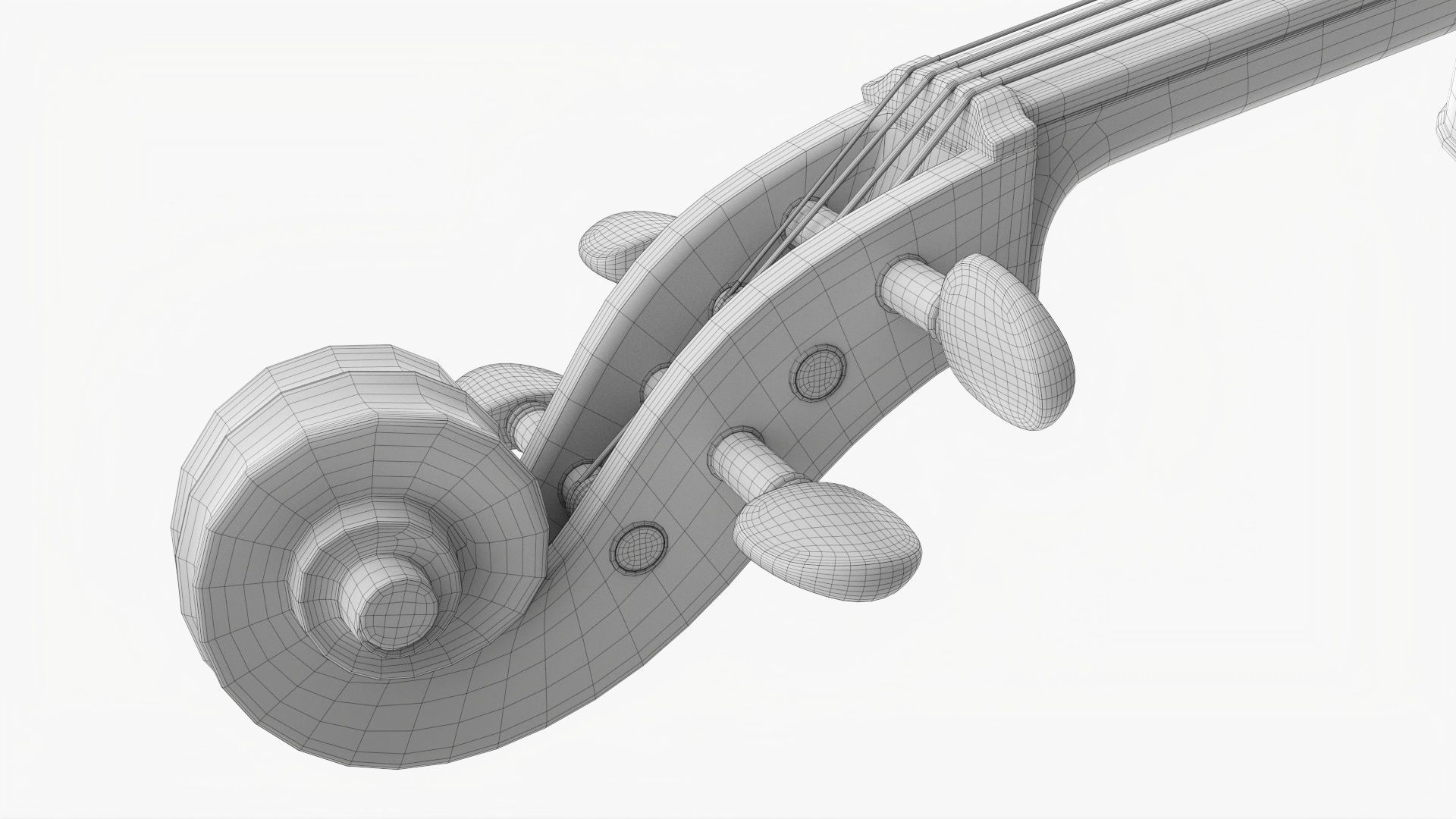 Acoustic cello 3D model_25