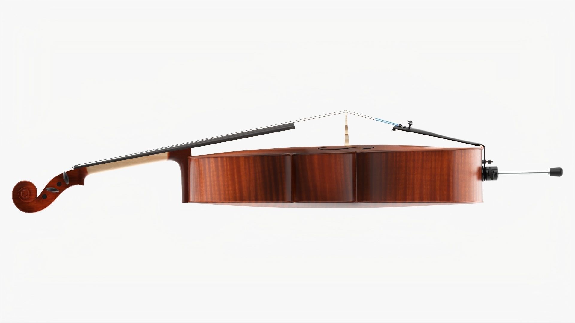 Acoustic cello 3D model_2