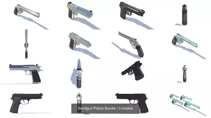 Handgun Pistols Bundle