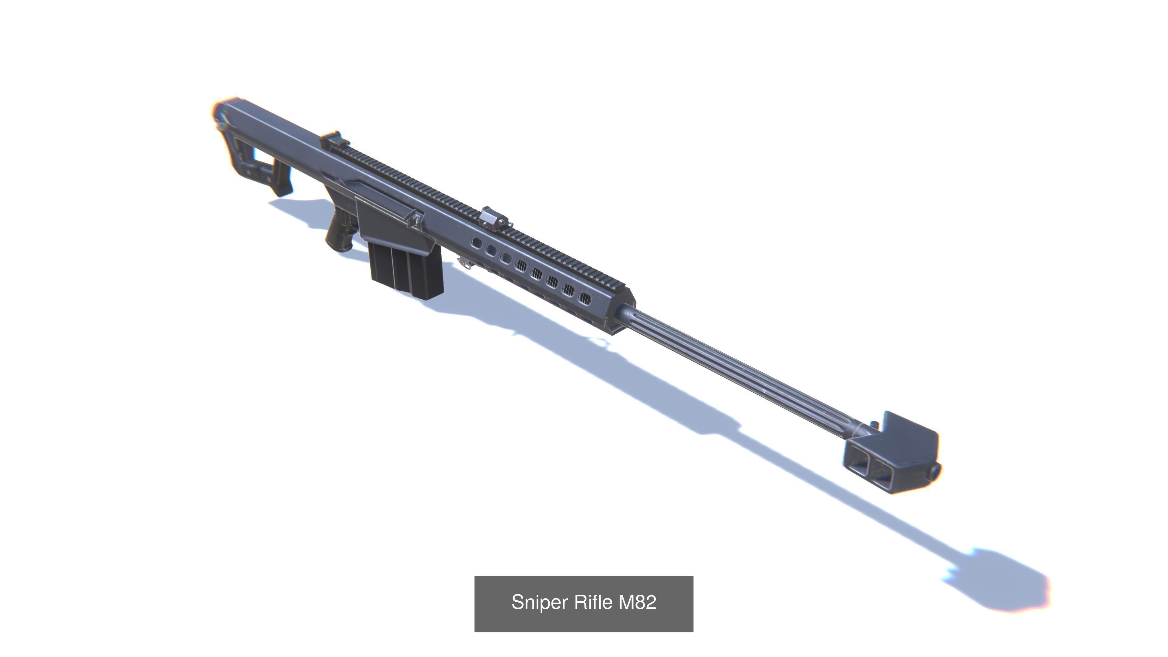 Sniper Rifles Bundle 3D Model Collection_3
