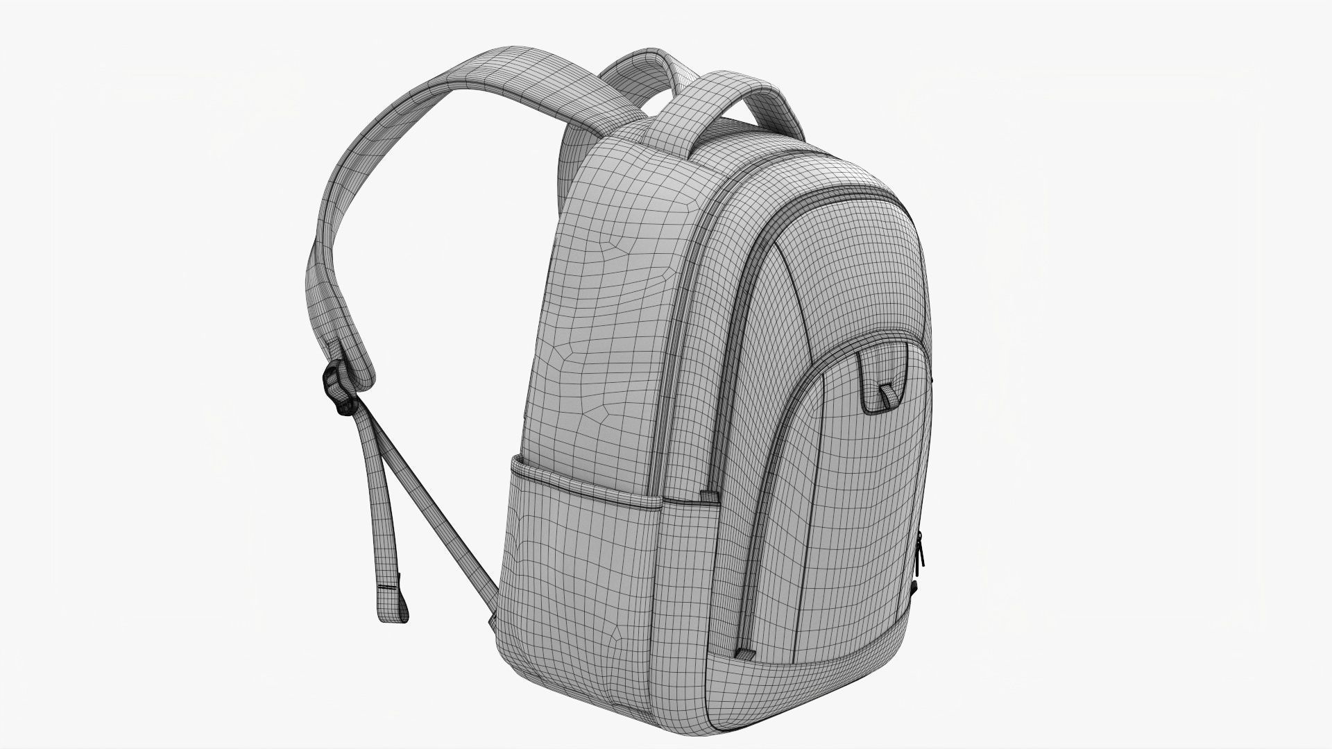 Backpack 2 periodic table 3D model_14