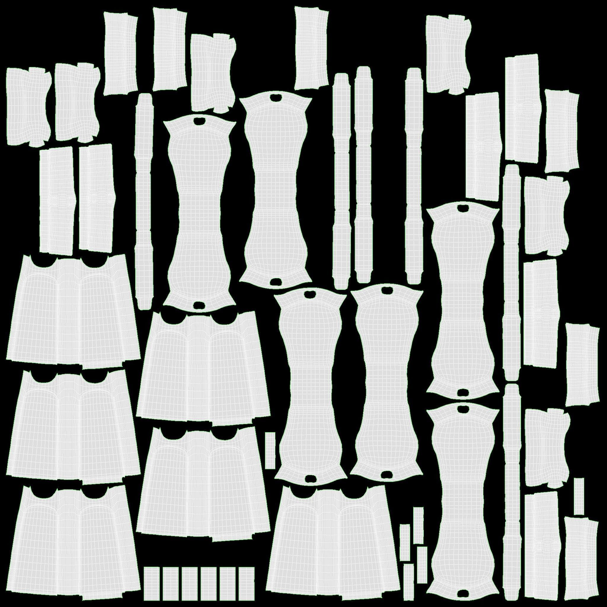 Backpack 2 periodic table 3D model_32