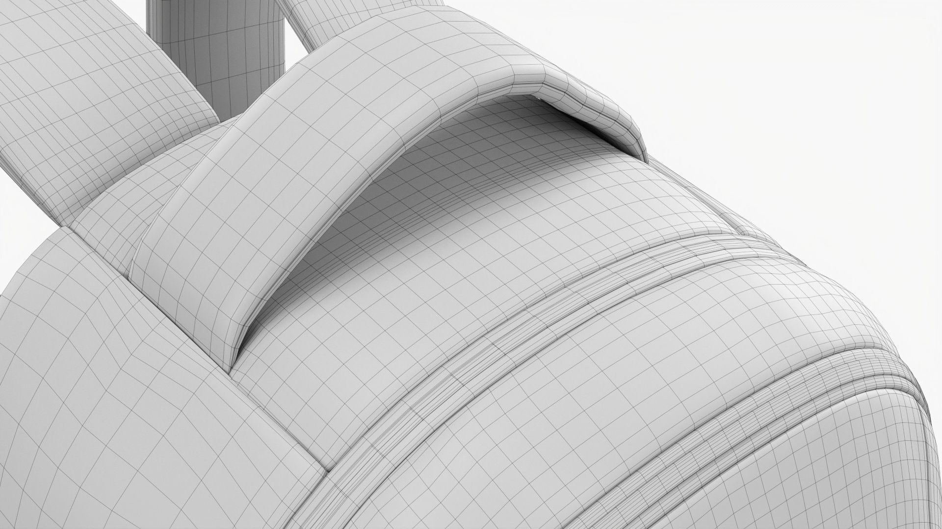 Backpack with compartment for laptop 3D model_18