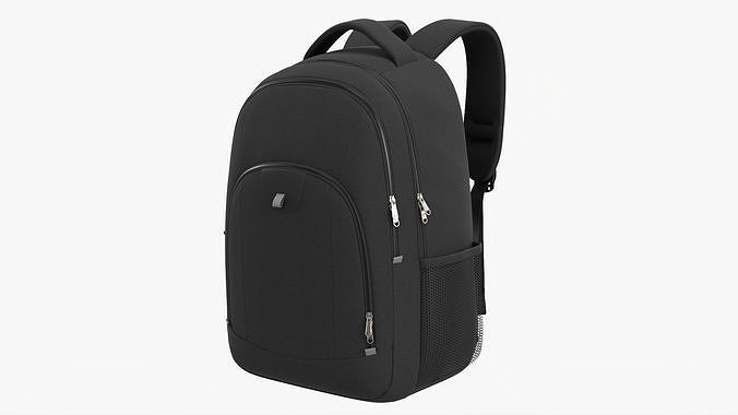 Backpack with compartment for laptop 3D model