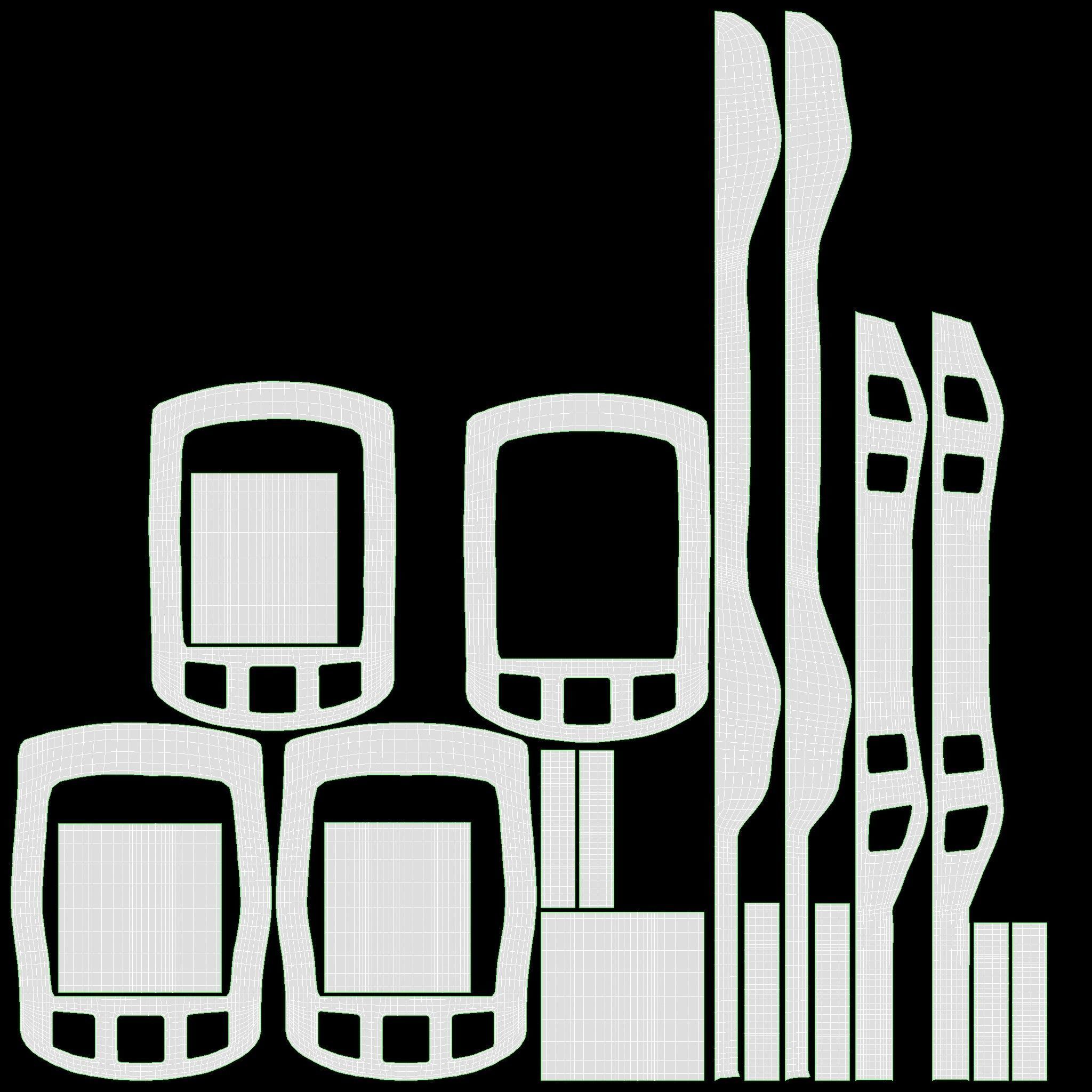 Backpack with compartment for laptop 3D model_29