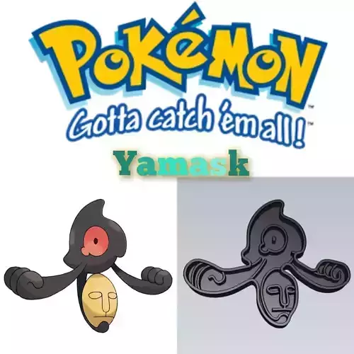 Amazing Pokemon Yamask Cookie Cutter Stamp Cake Decorating 