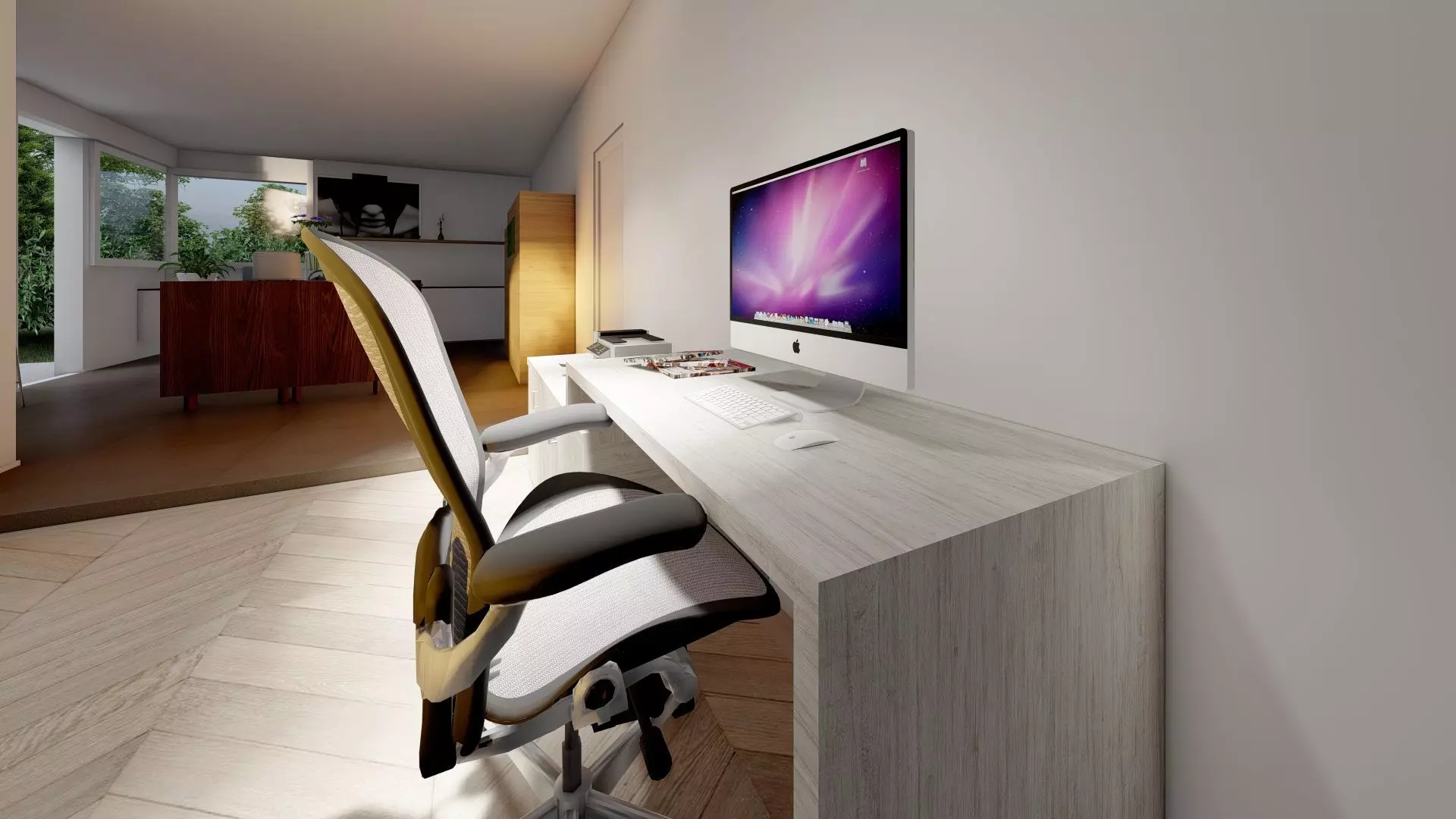 Office in lumion 10 3D model_0