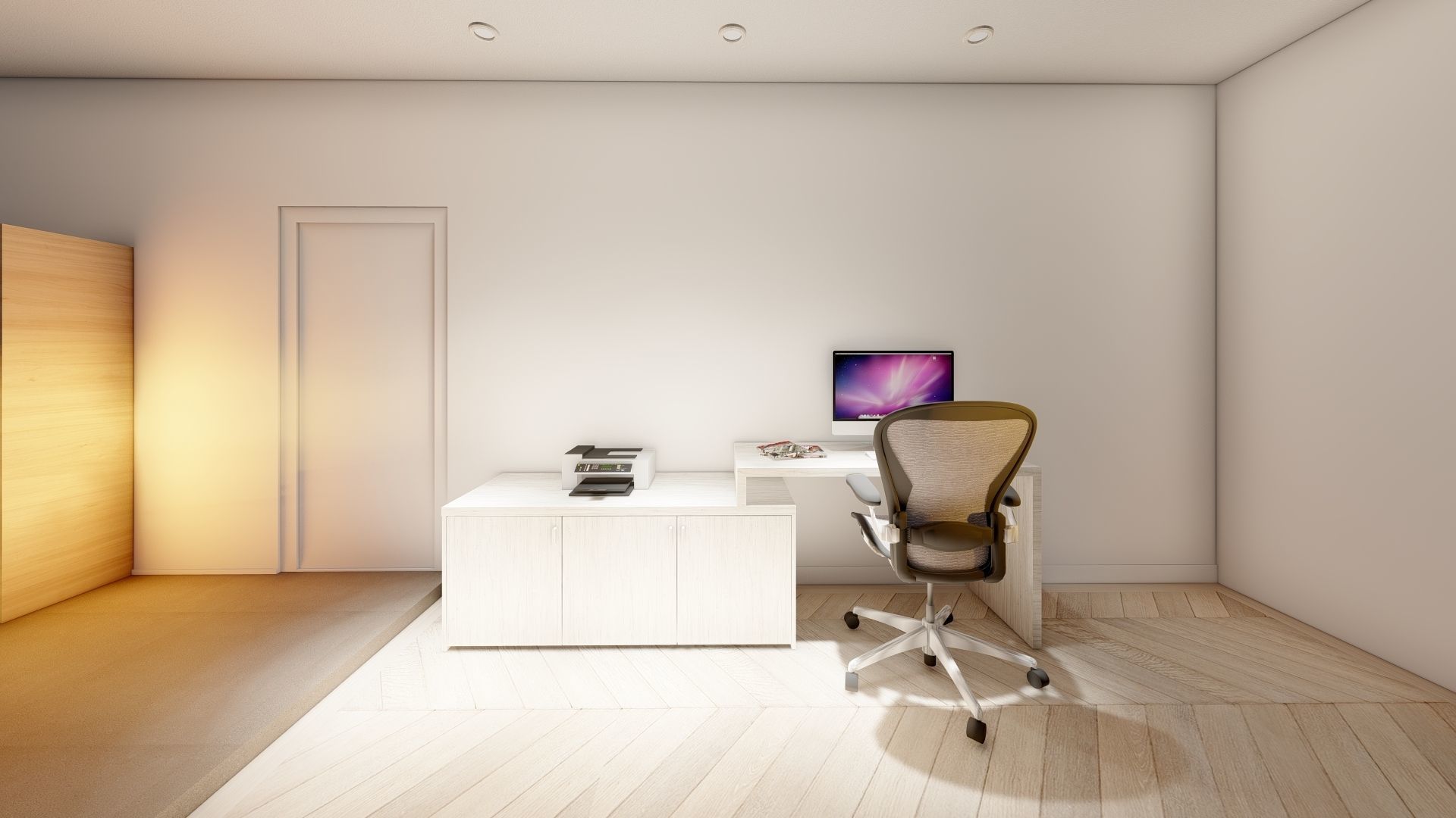 Office in lumion 10 3D model_2